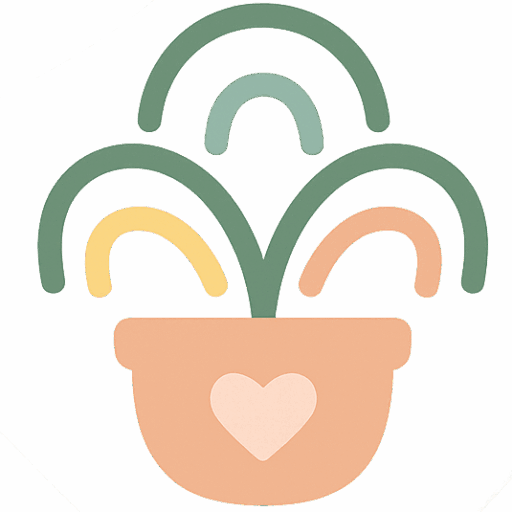 Indoor plant care logo